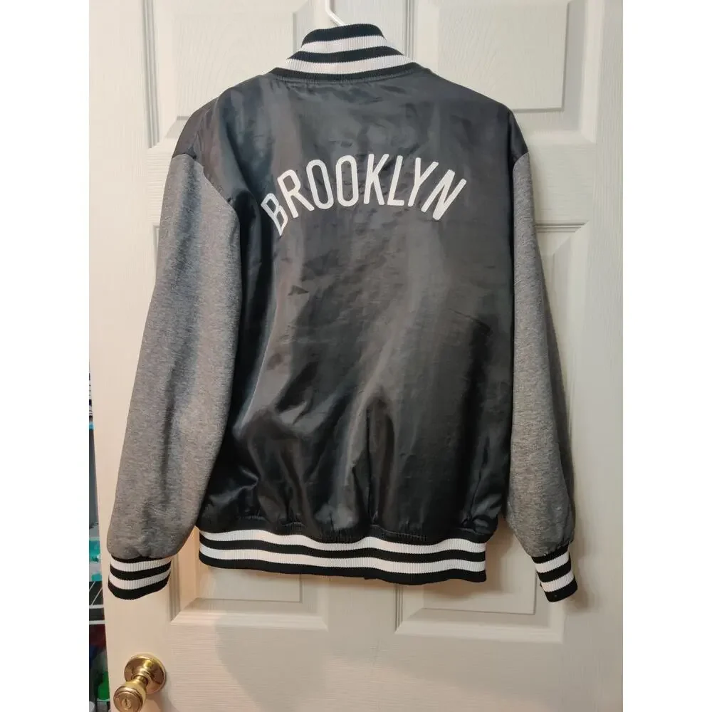 Brooklyn Nets Majestic Men's Varsity Jacket Size XL